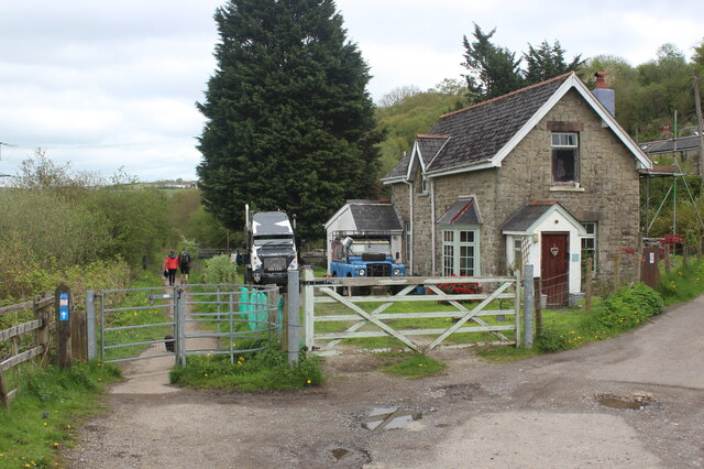 Crossing Cottage By Former Railway, Cwm... © M J Roscoe Cc-by-sa/2.0 ...