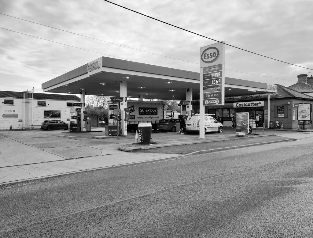 Study of a Gasoline Station © David Bremner Geograph Britain and Ireland