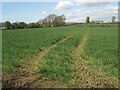 Public footpath at the northern edge of Laleston (2)