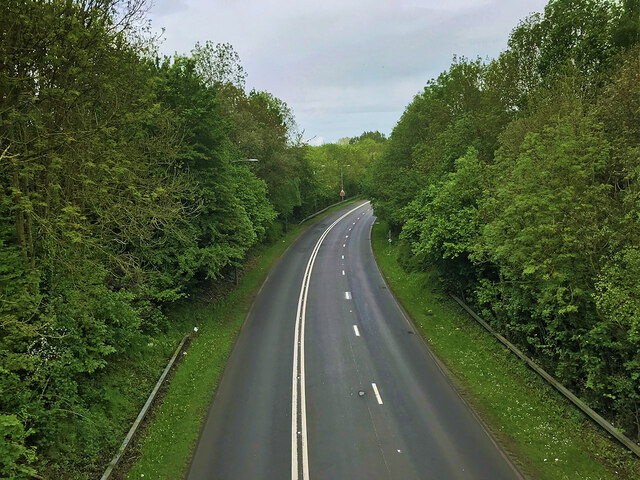 A54 Winsford Bypass © David Dixon Cc-by-sa/2.0 :: Geograph Britain And ...