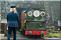 Train arriving at Tywyn