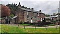 Byron Cottages with Byron Terrace behind