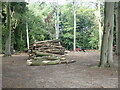 Logging operations at Holkham Park Woodlands