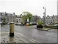 Gold post box on Golden Square, Aberdeen