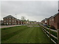 Grassed area and drain alongside Phoenix Lane, Fernwood