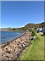 Sea defences Loch Shieldaig