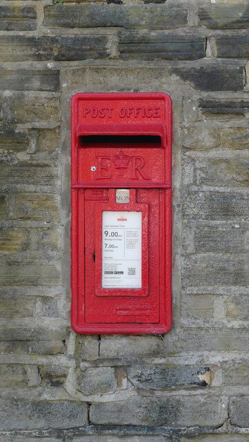 Post box, Caroline Street, Saltaire,... © habiloid :: Geograph Britain ...