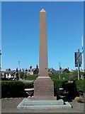 NS3321 : Memorial to Primrose William Kennedy, Wellington Square Park, Ayr by Stephen Armstrong