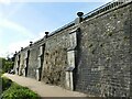 SJ9682 : Terrace wall at Lyme Hall by Stephen Craven