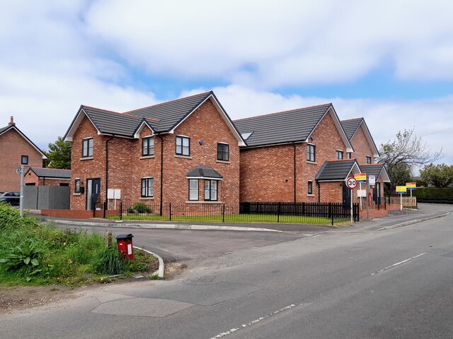 New houses on the site of the White Hart