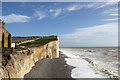 TV5595 : Collapsing waves producing surf and foam, Birling Gap, East Sussex by Adrian Diack