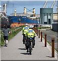 J3575 : Cyclists, Belfast by Rossographer
