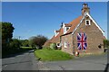 Coronation flags in Crayke