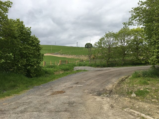 Farm entrance to Teindside © Steven Brown cc-by-sa/2.0 :: Geograph ...