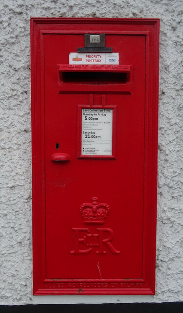 Elizabeth II postbox, Needham Market... © JThomas :: Geograph Britain ...