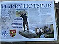 Harry Hotspur Info Board Alnwick