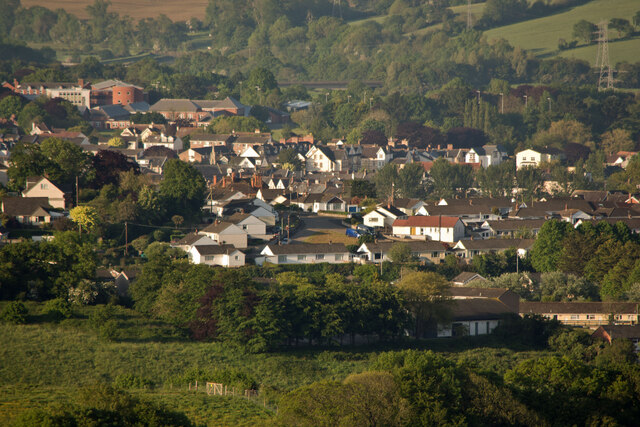 The centre of this image is at Chanters Hill