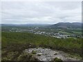 NH8913 : View over Aviemore by Richard Webb