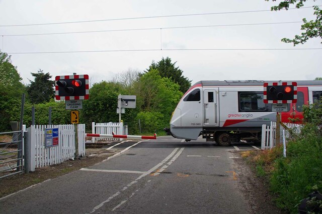 Class 720 Aventra EMU Crossing Pork... © Glyn Baker :: Geograph Britain ...