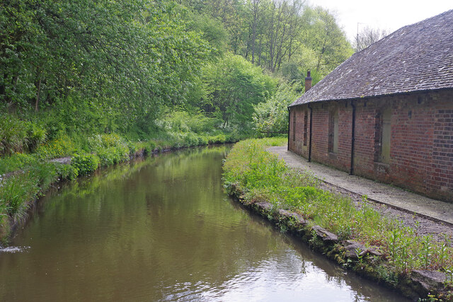 Caldon Canal below Flint Mill Lock