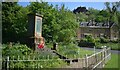 War memorial in Pleasley vale.