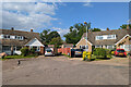 An end of Squires Close and start of footpath Worth 101W