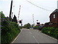 Level crossing on Station Road / Cordy