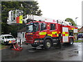 TF1505 : Fire engine at the Coronation Celebration, Glinton by Paul Bryan