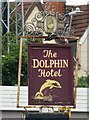 Sign for the Dolphin Hotel