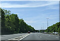 On the M4 heading south-west