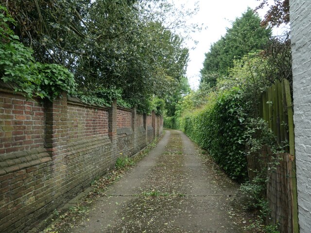 Access lane, John Burrill Homes, Clifton