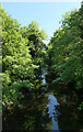 The River Colne seen from Colne Bridge, Huddersfield