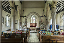 TF0658 : Interior, Holy Cross church, Scopwick by Julian P Guffogg