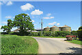 Barns and silos at Thurrocks Farm