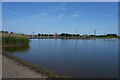 Looking across the lake