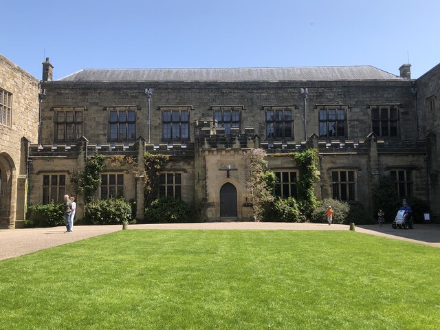 East wing of Chirk Castle from the... © David Robinson :: Geograph ...