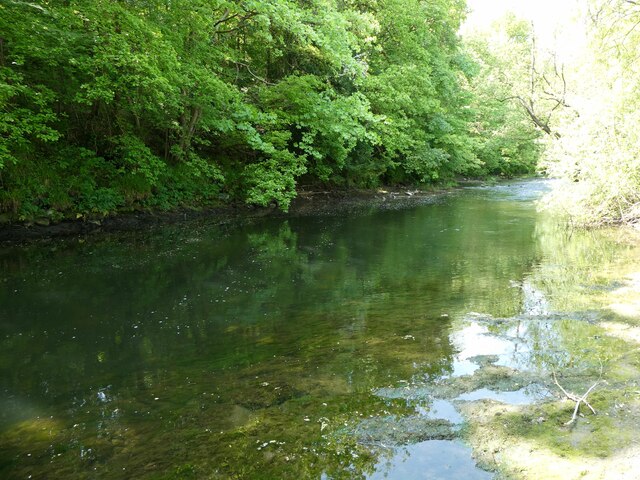 Part of the River Tanat / Afon Tanat at... © Jeremy Bolwell cc-by-sa/2. ...