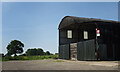 Black Barn and Bus Stop