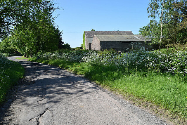 Farm Buildings Along Church Road © Kenneth Allen :: Geograph Britain ...