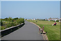 The path along the seafront