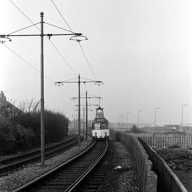 Approaching Larkholme Lane  1973