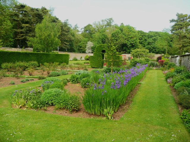 In the walled garden, Wydale Hall