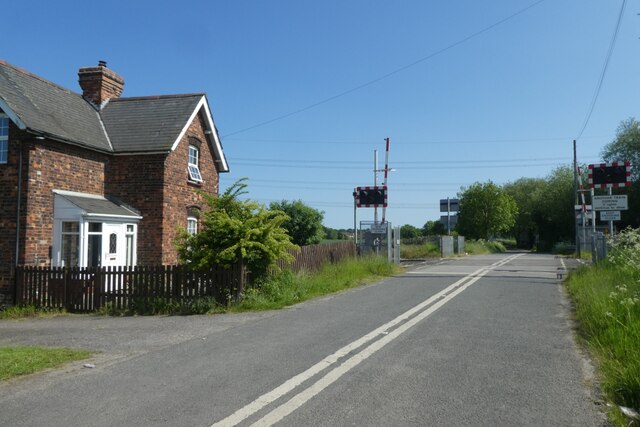 Level crossing on Linwith Lane