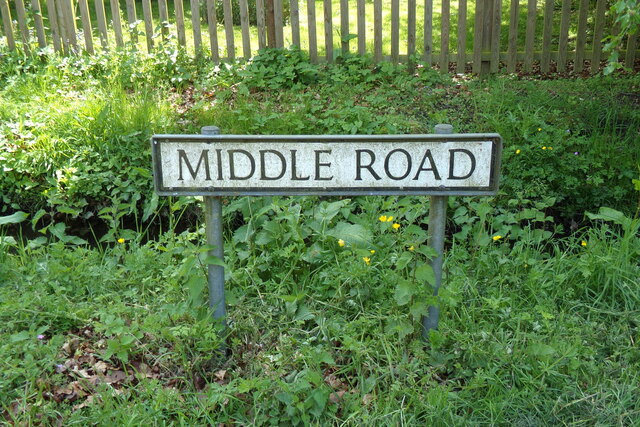 Middle Road sign