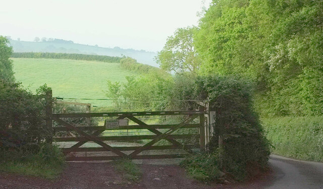 Gate near Ambrook Lodge