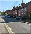 Brick houses in shadow,  Stonehouse, Gloucestershire