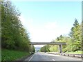 SO3409 : Road bridge over A40 north of Llanivangel Gobion by David Smith