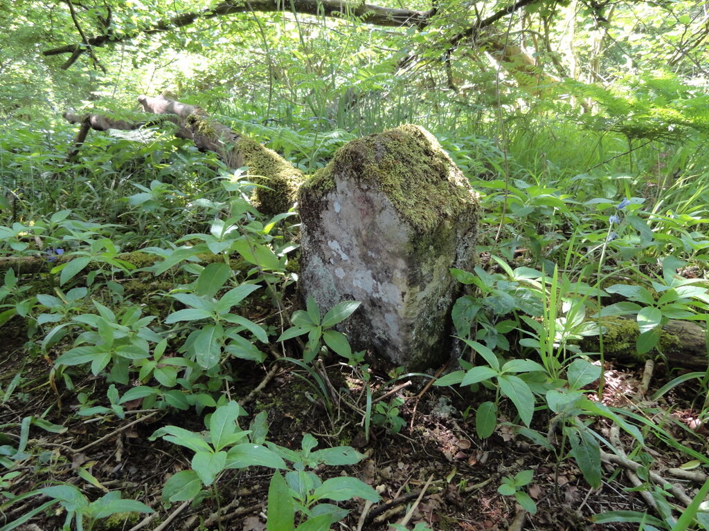 Old Boundary Marker in Guiting Wood © Roadside Relics cc-by-sa/2.0 ...