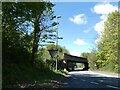 Railway bridge over A40 roundabout south of Abergavenny