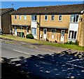 Houses at the northern end of Chestnut Avenue, Stonehouse, Gloucestershire